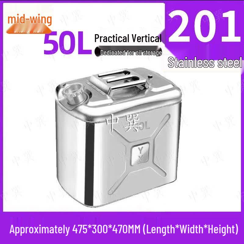 Stainless Steel Fuel Storage Can