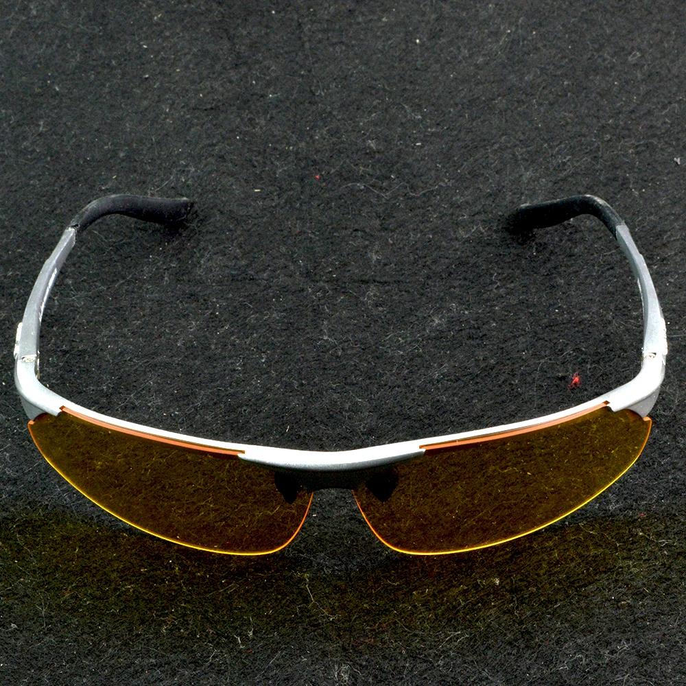 Очки для ночного вождения Мужские Желтые Ночное видение Антибликовые линзы Нескользящая носовая подушечка Профессиональный уровень Защитные очки