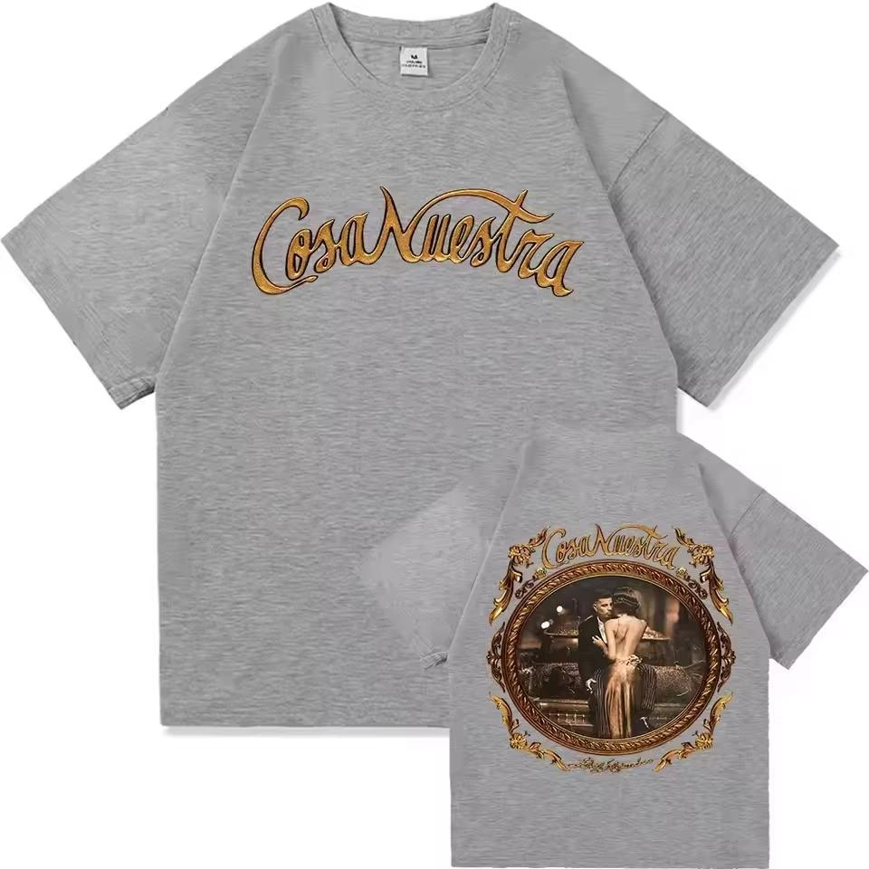 Rauw Alejandro album graphic pure Cotton unisex shirt Y2k HighQuality 2026 Summer Menhiphop Short sleeve Tshirt fan gift
