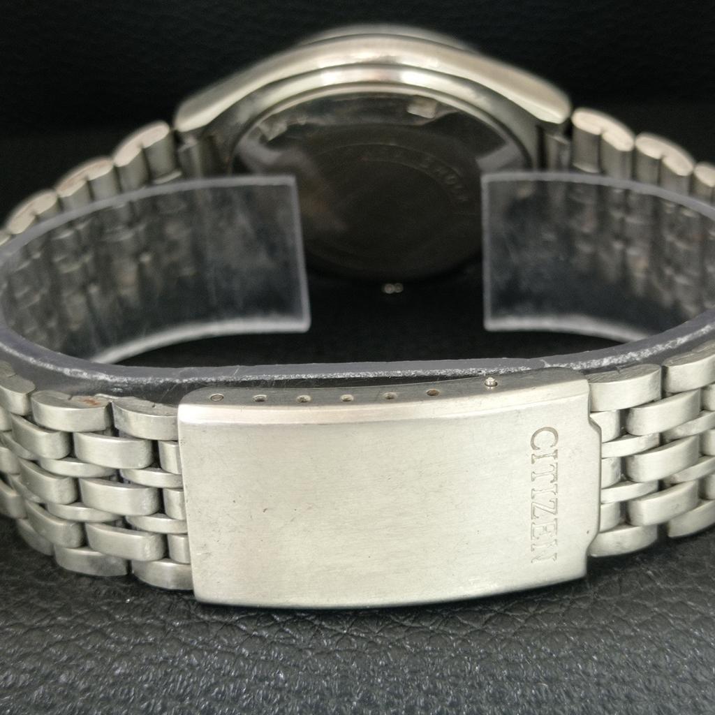 ОРИГИНАЛЬНЫЕ ВИНТАЖНЫЕ АВТОМАТИЧЕСКИЕ ЧАСЫ CITIZEN 8200 ЯПОНИЯ МУЖСКИЕ С СИННИМ ЦИФЕРБЛАТОМ a709323-1