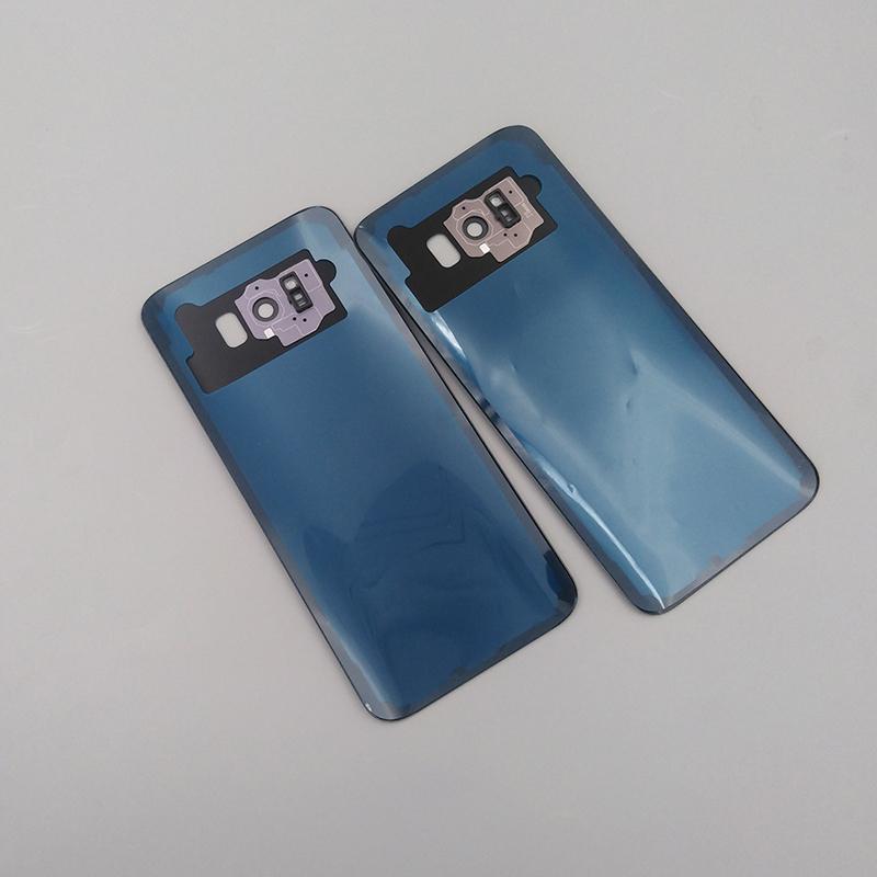 Для Samsung S8 Plus S8+ G955 SM-G955F Задняя крышка аккумулятора Для Galaxy S8 G950 G950F Запасные части Корпус Задняя дверца Стекло