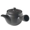Tokoname Ware Large Teapot with Ceramic Tea Strainer, Ceramesh, 480cc, Made In Japan (Black Mud)