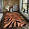 Tiger Stripe Pattern 3-Piece carpet Non-slip rug suitable for living room and bedroom sofas