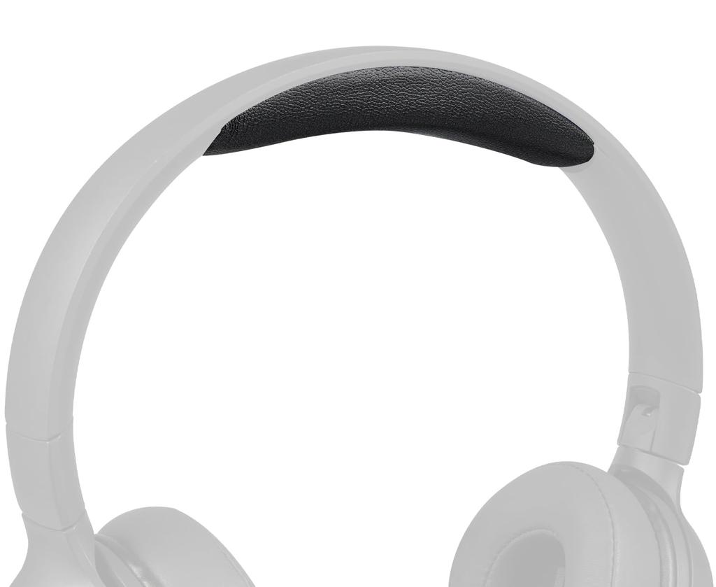 SOULWIT Replacement Headband Cushions for JBL Tune 500BT/510BT/520BT/600BT/600BTNC/660NC/670NC/700BT/710BT/720BT/750BT/750BTNC/760NC/770NC (Black)