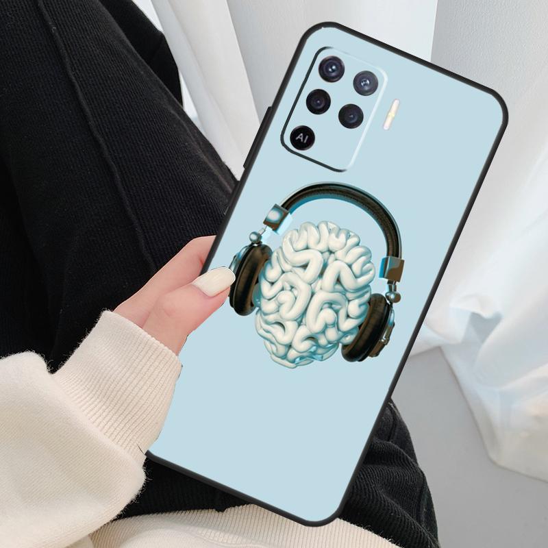 Чехол-анатомия человеческого сердца для Oppo A96 A76 A16 A60 A98 A58 A78 A18 A38 A80 A40 A77 A57 A17 A74 A54 A94 A15 A5 Pro