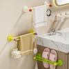 Wall Mounted Shoe Drying Hanger Punch Free Bathroom Slipper Hook  Bathroom Supplies