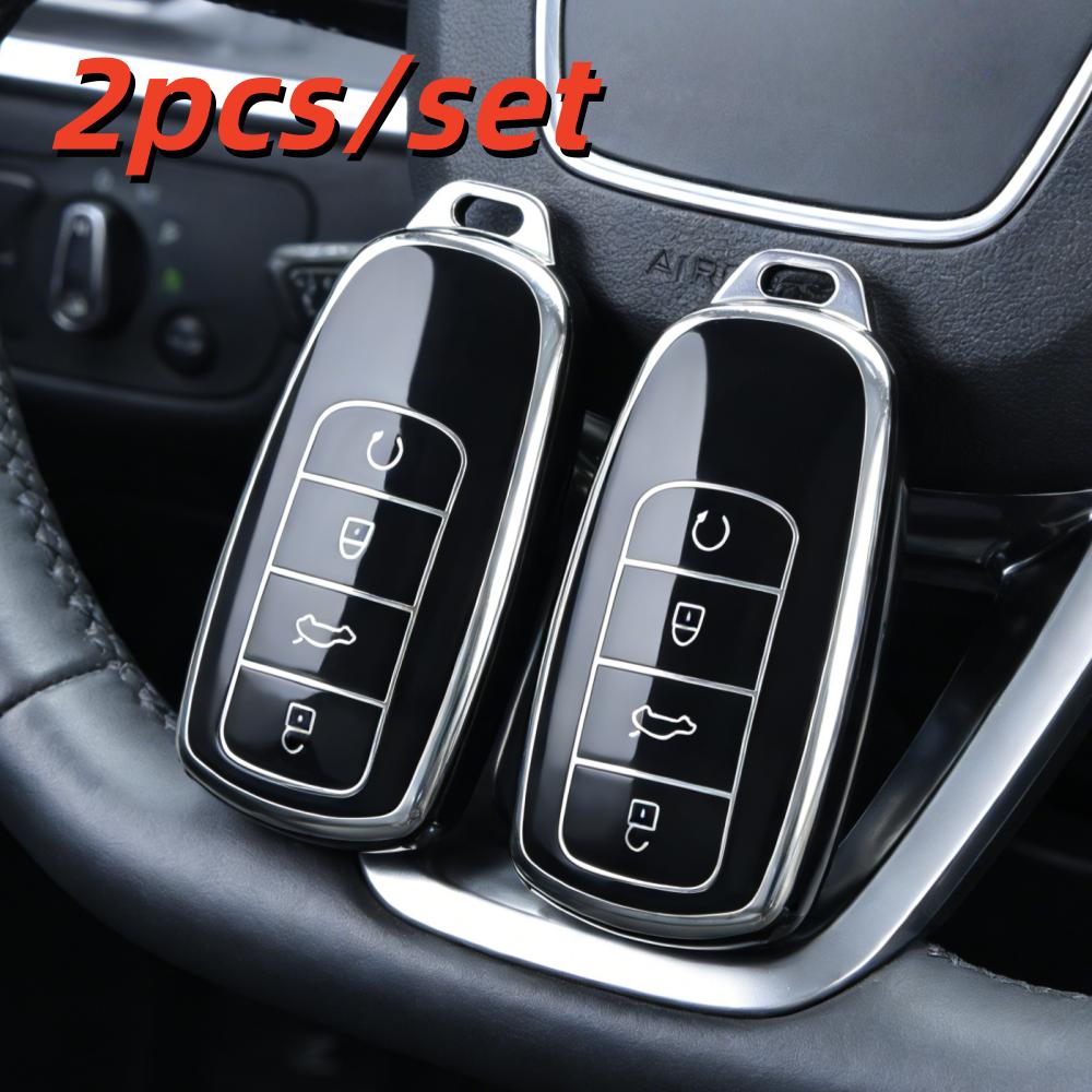 2 шт. Чехлы для корпуса автомобильного ключа для Chery Tiggo 8 Pro Tiggo 8Plus New 5 Plus 7Pro Chery Tiggo 7 Pro Max Omoda 5 C5