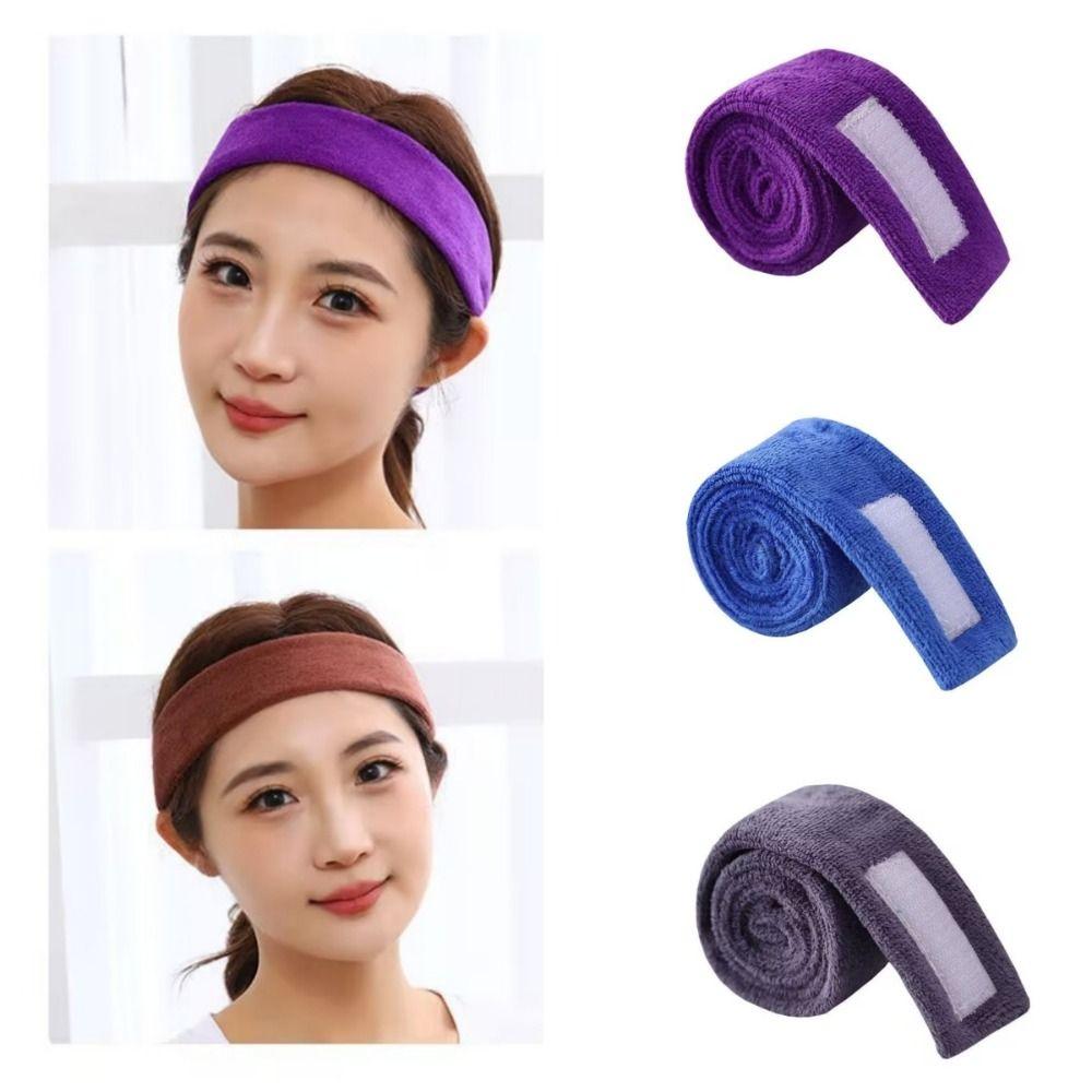 Adjustable Facial Headband Face Washing Beauty Head Wrap Fashion Make Up Wrap Head Towel Skincare
