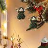 Cartoon Christmas Cat Pendant 2D Cat Hanging Ornaments Creative Xmas Tree Ornaments  Christmas Day