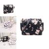 Women's Single Shoulder Bag Floral Pattern Canvas Material Comfortable Lightweight