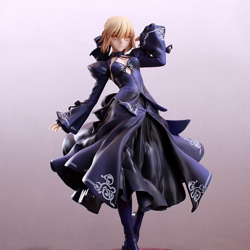 25cm Fate/Stay Night Saber Alter - Pvc Anime Figurine Formal Dress Version Swapable Stylish Room Decoration Desk Ornament Gift