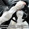 Breathable Sun Protection Sleeves Long Sleeves Arm Sun Sleeves Cooling Lace Arm Cover  Cycling