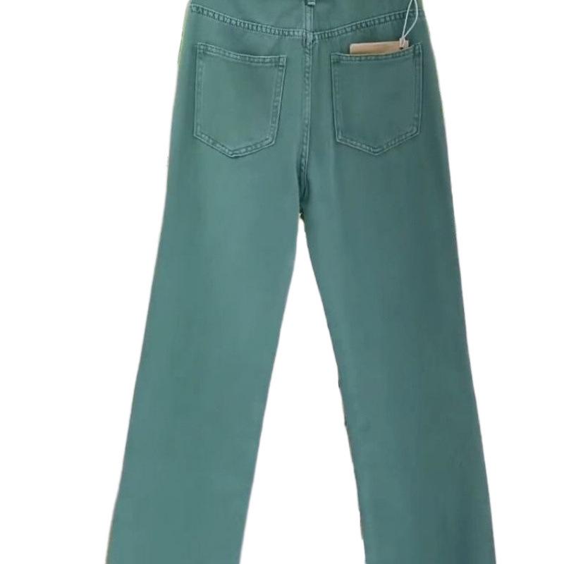 Dopamine Girl High Waist Slim Fit Lake Blue Jeans