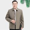 Мужская весенняя куртка в стиле бизнес-кэжуал для мужчин среднего и пожилого возраста