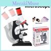 Children's Educational Microscope Toy For Science Discovery High Definition Simulated Biological Experiments Plastic Material