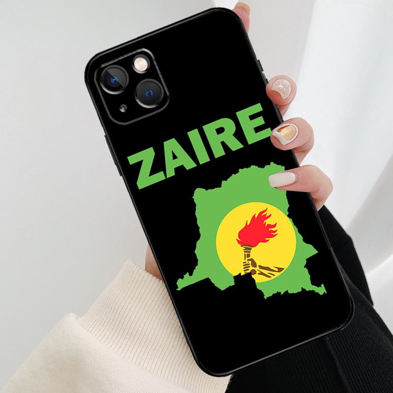 Чехол для телефона Флаг Заира Для iPhone 17 Pro Max 16 15 14 11 12 13 Pro Max mini 15 16 Plus 16e 17 Air Cover