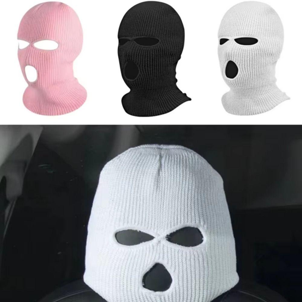 Knitting Car Funny Hat Decoration Full Cover Auto Headrest Decor Cover Car Seat Headcover Winter