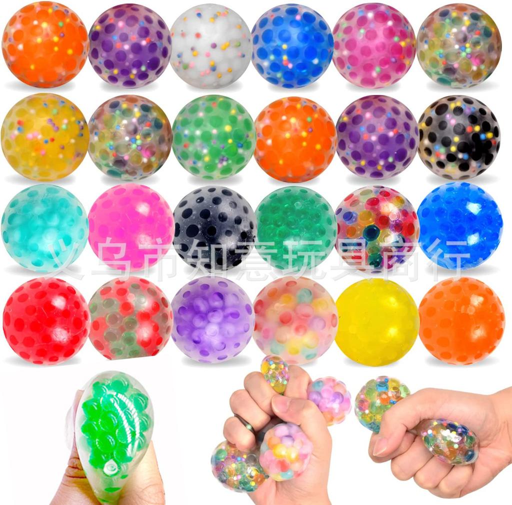 Распакуйте и ущипните Le Water Drop Ball 3,5 см Новый странный мяч-сквиши для вымещения злости Виноградный мяч Головоломка Декомпрессионная игрушка
