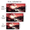 Night Moonlight Mouse Pad Sakura Large Laptop Non-Slip Esports Office Desk Mat Game Player Mousepad Mini PC Desktop Accessories