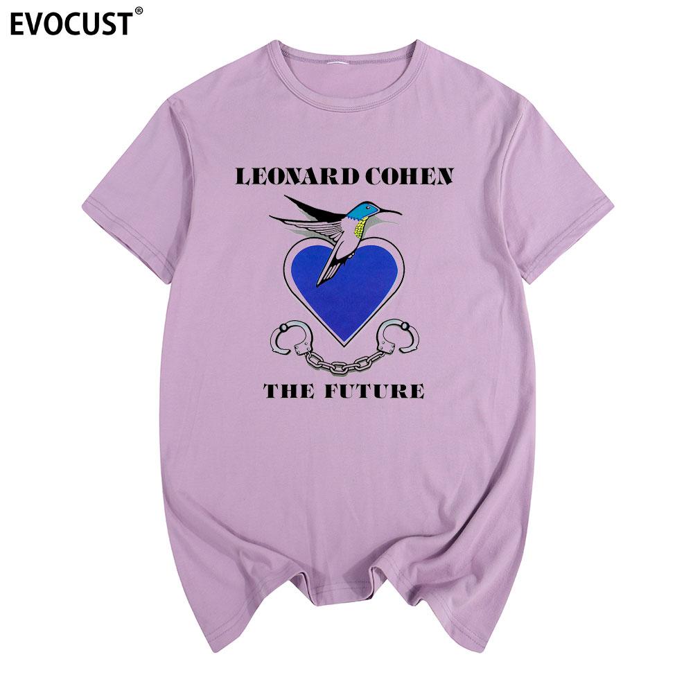 leonard cohen Book Of Longing Tshirt Cotton Unisex T shirt New Women Summer