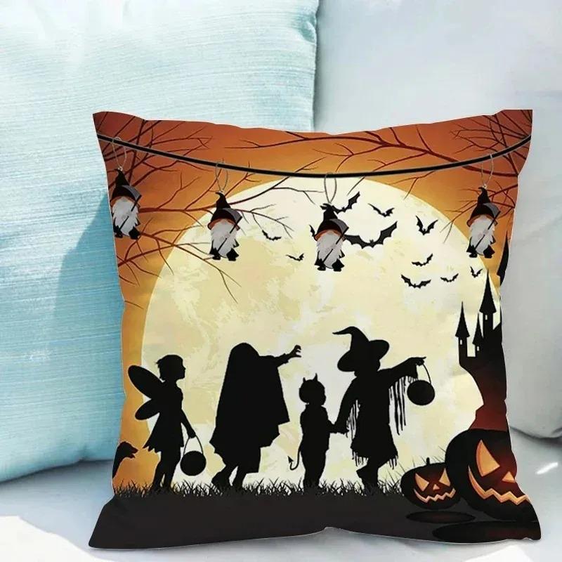 Декоративные наволочки на Хэллоуин, подходящие для дома, гостиной, дивана, чехлы для подушек, украшения спальни, праздничные подарки