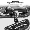 Мотоциклетные аксессуары Подножка пассажира Удлинительная плата Алюминий Серебристый Черный Кронштейн Для Davidson Sportster XL883 XL1200