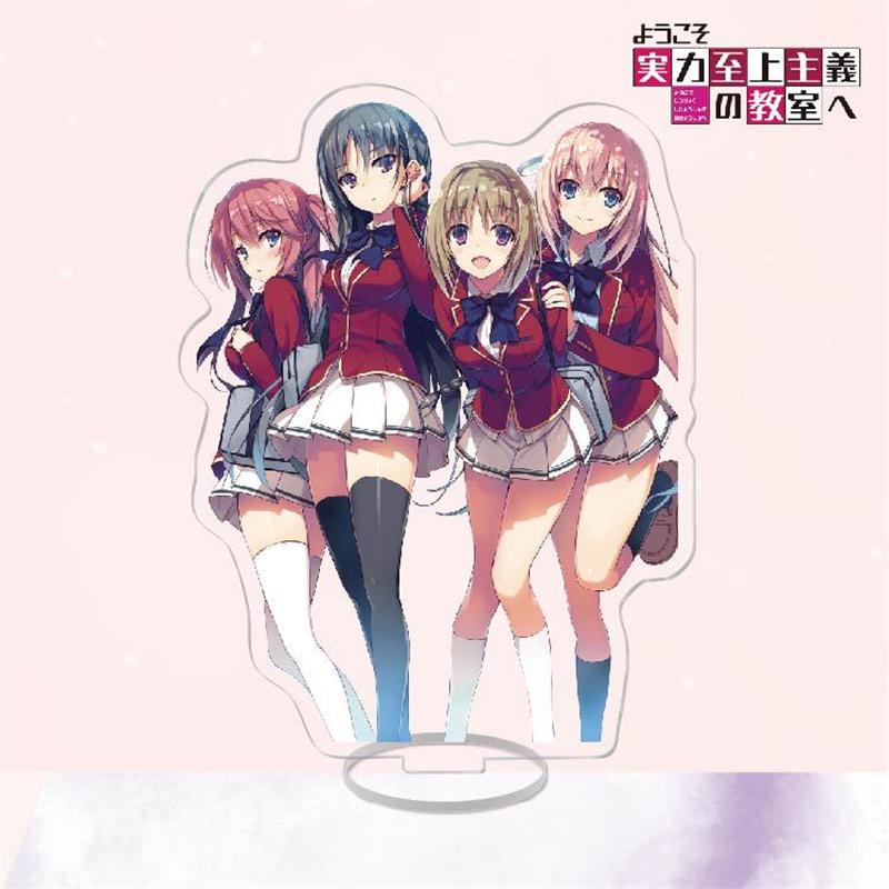 Аниме Класс элитных фигурок, подставка для модели, тарелка Ayanokouji Kiyotaka Horikita Suzune Sakura Airi, акриловая доска