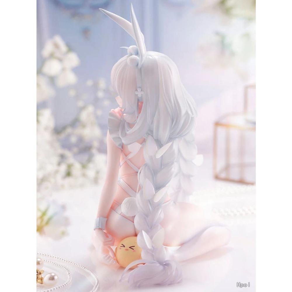 18 см Аниме Игра Azur Lane MNF Le Malin Фигурка Ленивый Белый Кролик 1/4 Вялый Кролик Вер TF Издание Модель Игрушка Подарок Фигурка