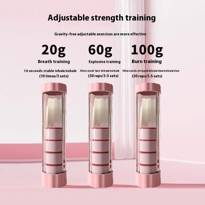 Portable Breathing Resistance Trainer Lung Capacity Training Device Abdominal Muscle Trainer For Home Gym Easy to Use