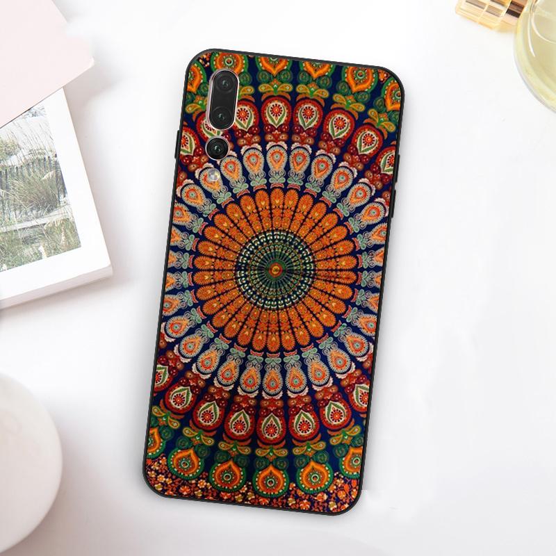 Индийский узор Мандала для Huawei Nova Y73 Y72 Y90 Y70 Y60 Y91 Y61 12s 12i 11i 8i 9 10 SE P60 P30 Pro P40 Lite Чехол