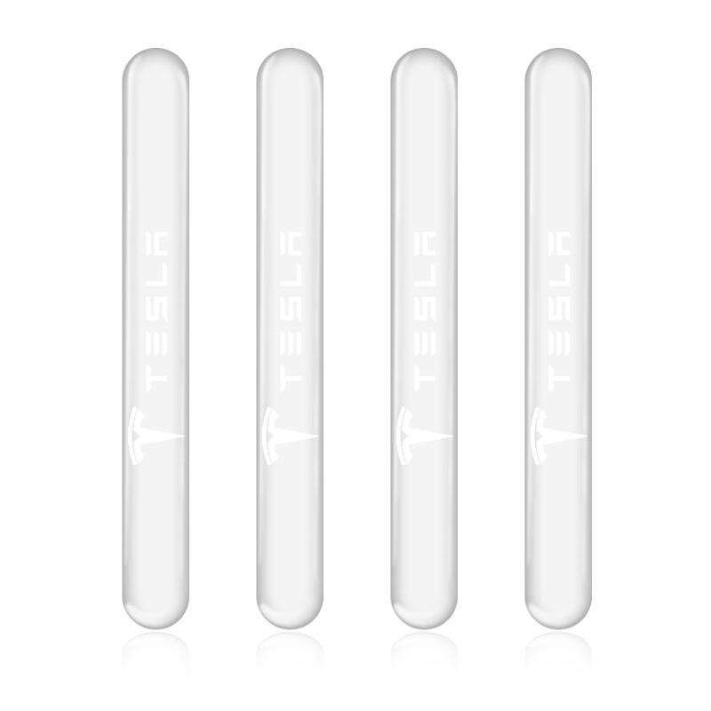 XLGJS1 Car Door Bowl Handle Protector Stickers Transparent Anti-scratch Film for Tesla Model 3 S Style Roadster Model X Y Hub Caps