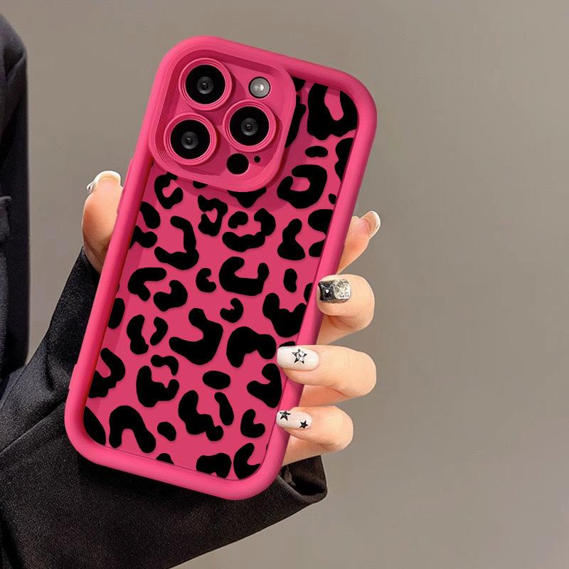 Классический чехол с леопардовым принтом для iPhone 16 Pro Max, защита от падений, подходит для 13-15 и трансграничных 14 Pro