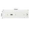 Для холодильника Hisense Для Ronshen Светодиодная подсветка 887585 MDDZ-283 DC12V 12,8 x 3,8 мм Замена лампы внутреннего освещения для шкафа