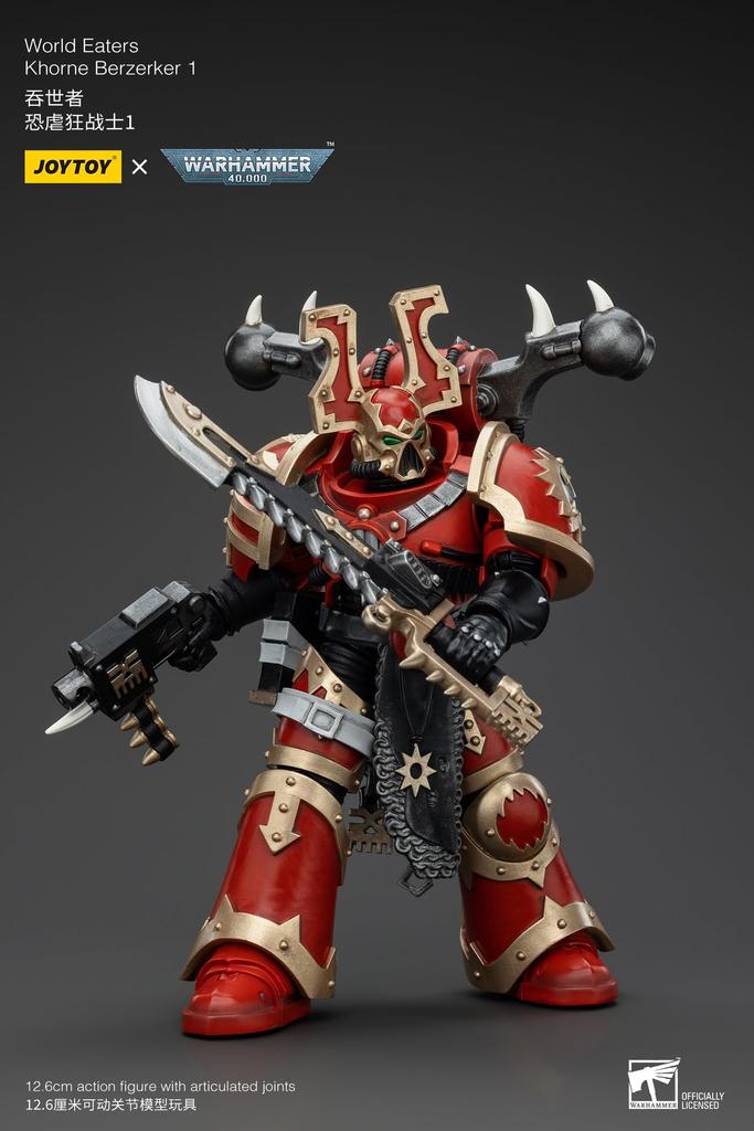 JOYTOY Warhammer World Eater Khorne Berzerker 1 Масштабная Экшн-фигурка 40,000 1/18 (Собранный)