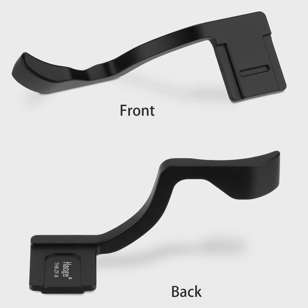 Haoge Metal Thumb Up Rest Hand Grip Nikon Zf ZF Camera Accessories Black Hot Shoe Thumb Up THB-ZF-B