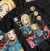 Летняя мода 2026 года Laios Touden Dungeon Meshi Футболка Вкусное аниме Винтажная специальная рубашка, Подарки для анимешников Рубашка для любителей аниме