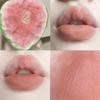 Yellow-Toned Matte Lip Mud, Low-Saturation Nude Lipstick, Velvet Matte Finish, Natural Look, Brightening Effect, Light Makeup for Students