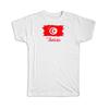 Gift T-Shirt : Tunisia Flag Tunisian Country Expat