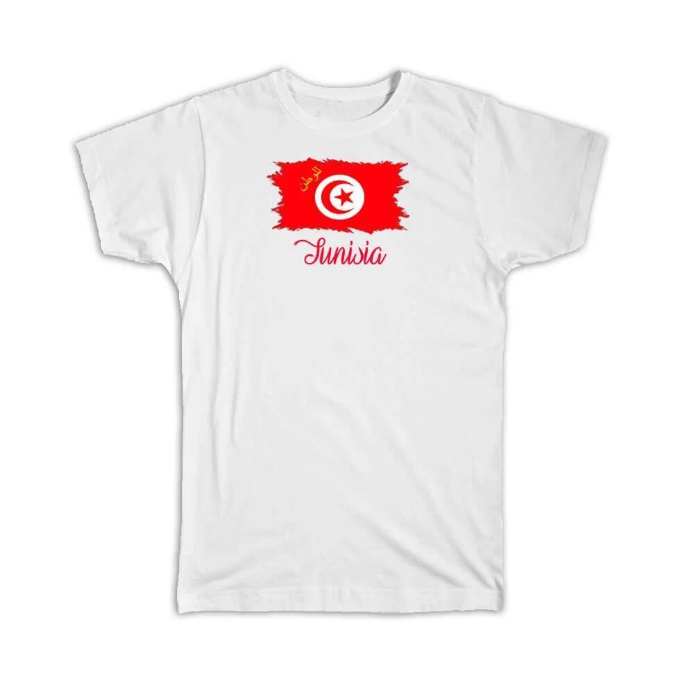 Gift T-Shirt : Tunisia Flag Tunisian Country Expat