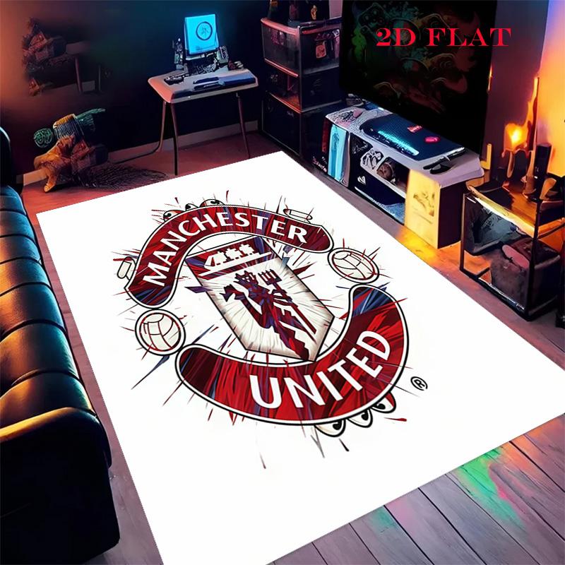 Ковер Man Utd для гостиной, спальни, дома, украшение дивана, нескользящий коврик для детских игр