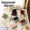 Flip Lid Book Shape Ring Box Creative Jewelry Packaging Refined Engagement Ring Case  Gift Box