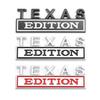 3D Metal Sticker Emblem Texas Edition Badge Logo  Trunk Body For J/eep  F/ord F-150 C/hevrolet C/hevy