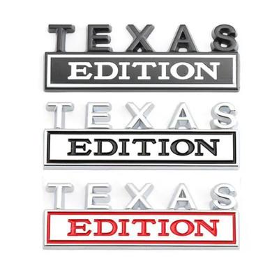 3D металлическая наклейка, эмблема Texas Edition, логотип, багажник, корпус для J/eep F/ord F-150 C/hevrolet C/hevy