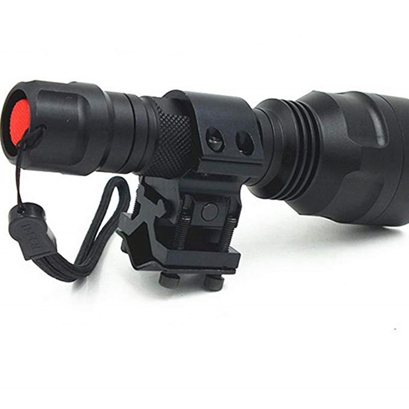 Tactical Hunting Rifle Optical Sight Bracket Flashlight Torch Clip Holder Support