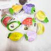 Модные Фруктовые Заколки для Волос: Милые заколки-акулы с клубникой, лимоном и персиком для женщин