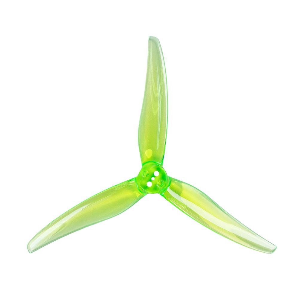 2Pairs Gemfan 4525-3 4.5Inch 3-blades PC Propeller 1.5mm 3Holes for RC Drone FPV Racing