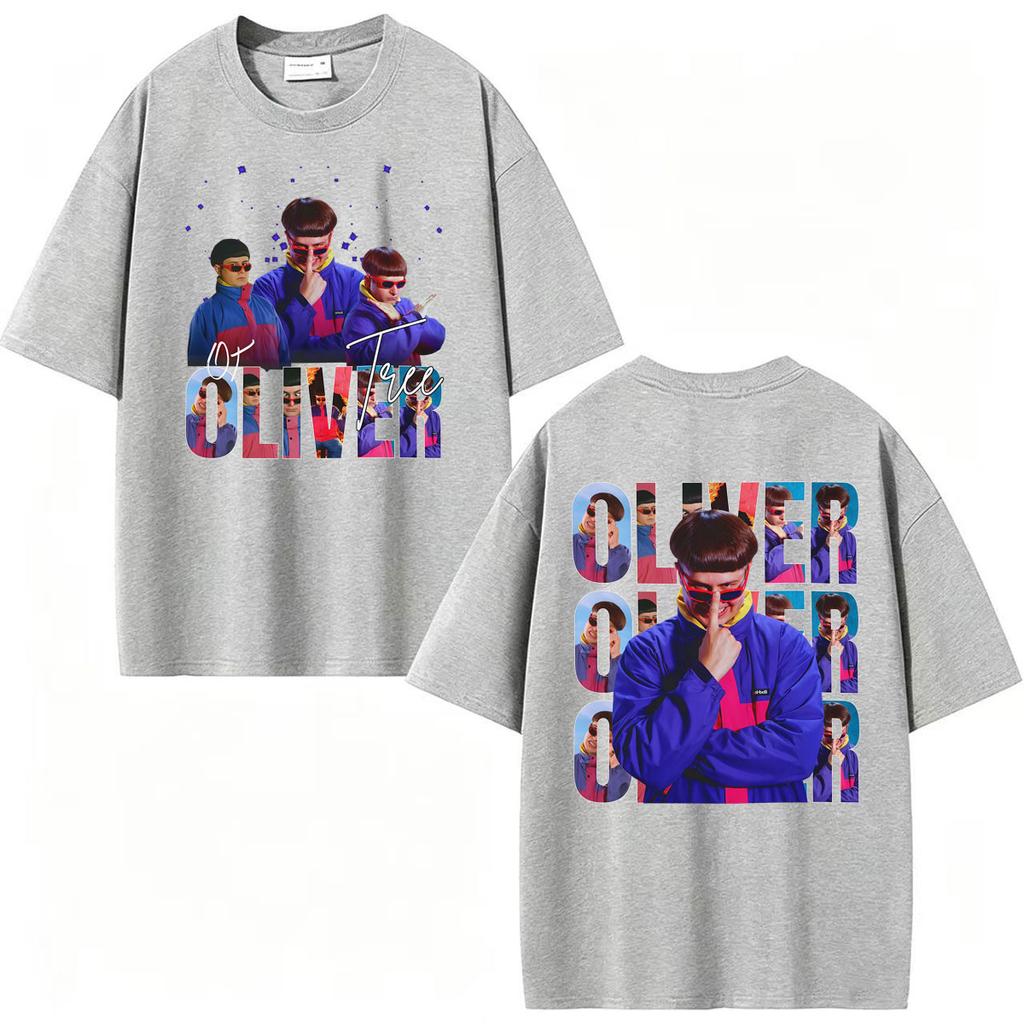 Pop Rock Music Oliver Tree Album Tour T Shirt Unisexs Clothes Harajuku Gothic Tshirts 100 Cotton Short Sleeve Tshirt Streetwear