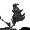 Подставка для мобильного телефона на мотоцикле в горах, автомобильный алюминиевый сплав, улучшенный амортизатор, электрическая подставка, антивибрационный стиль сиденья для зеркала