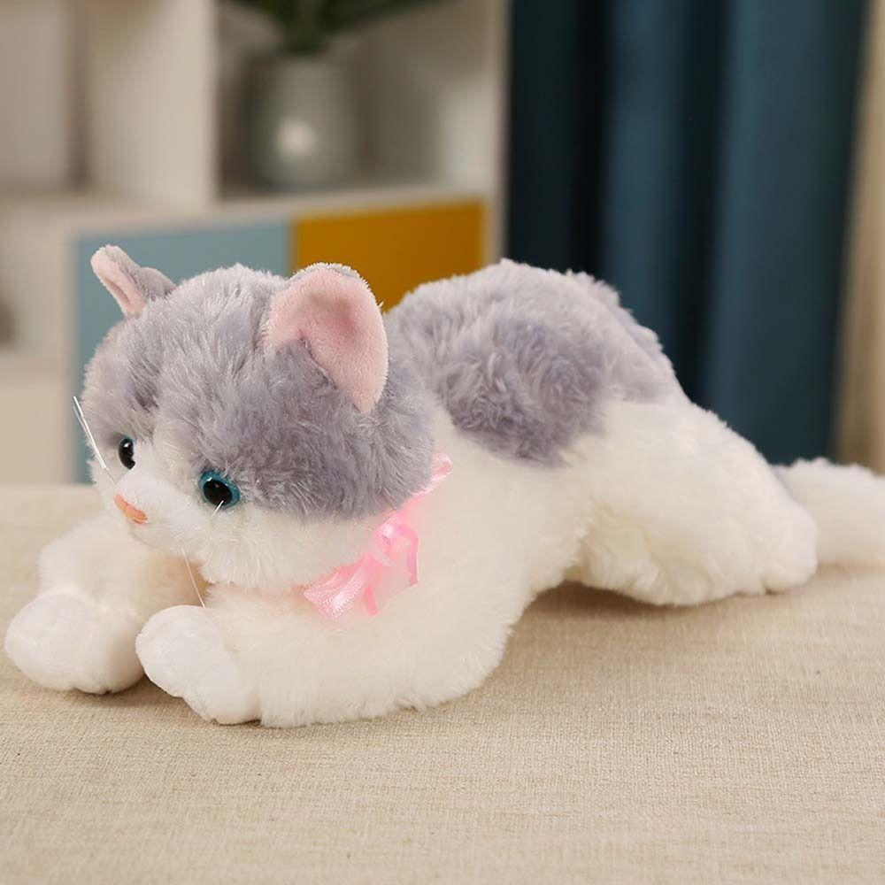 Sleep Toy Kitten Pillow Simulation Cat Plush Toy Cat Plush Doll Cat Stuffed Toys Plush Pillow