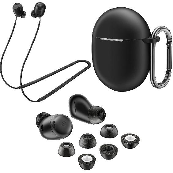 for Pixel Buds Pro Case,Anti-Lost Strap,Silicone Cover with Keychain,Sports Lanyard for Women Men Girl boy Compatible with Google Pixel Buds Pro